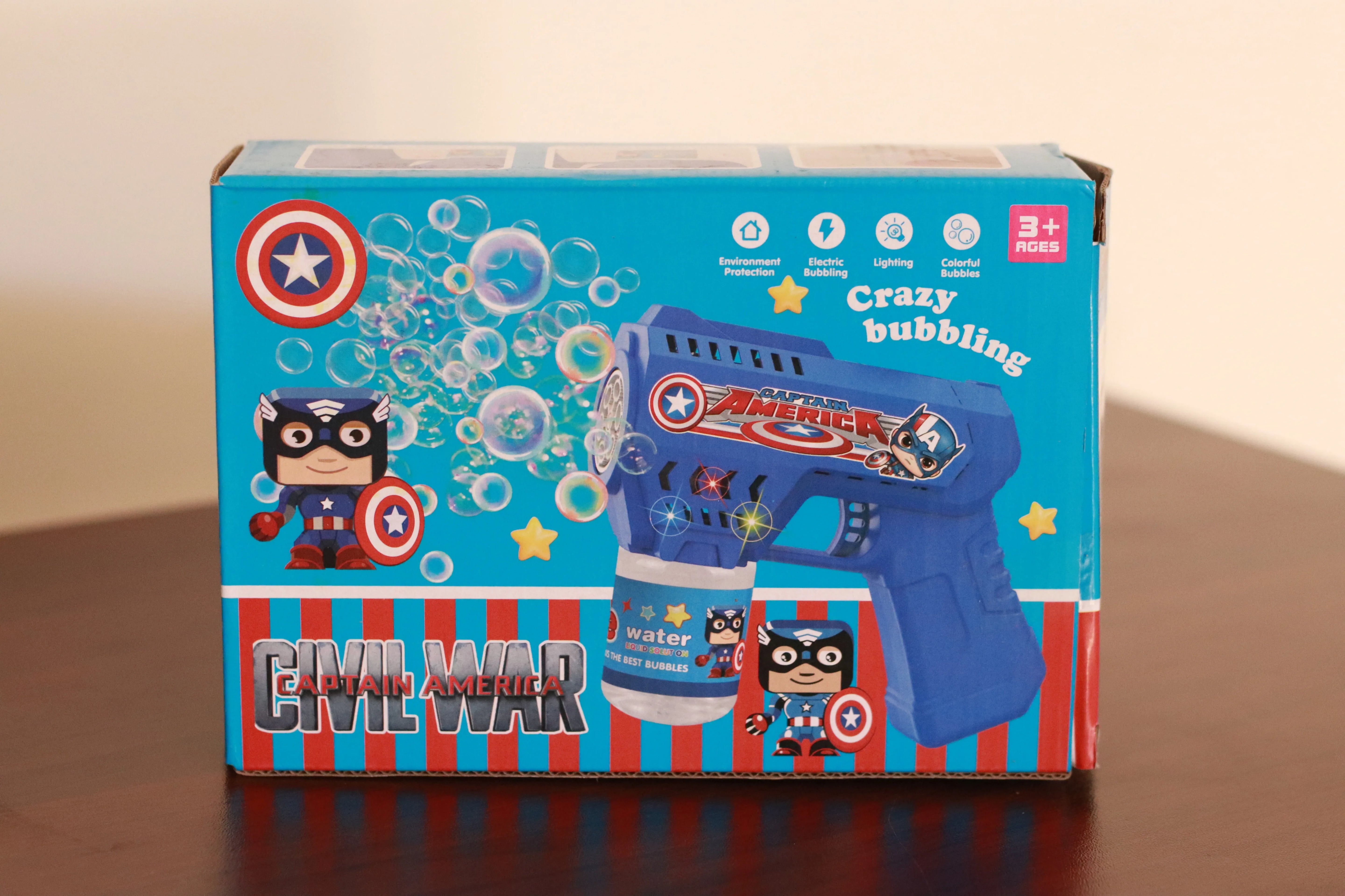 Captain America Bubble Gun
