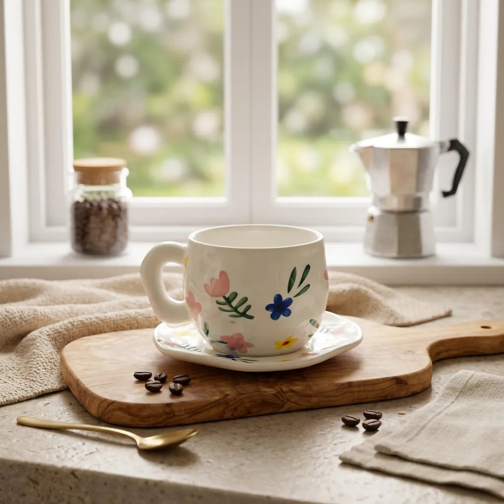 Mugs with plate (Saucers)