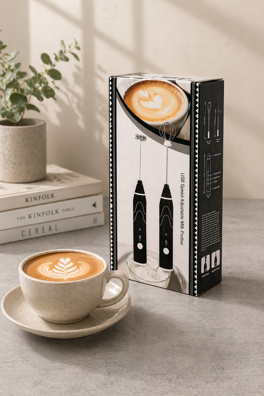 USB Speed Adjustable Milk Frother