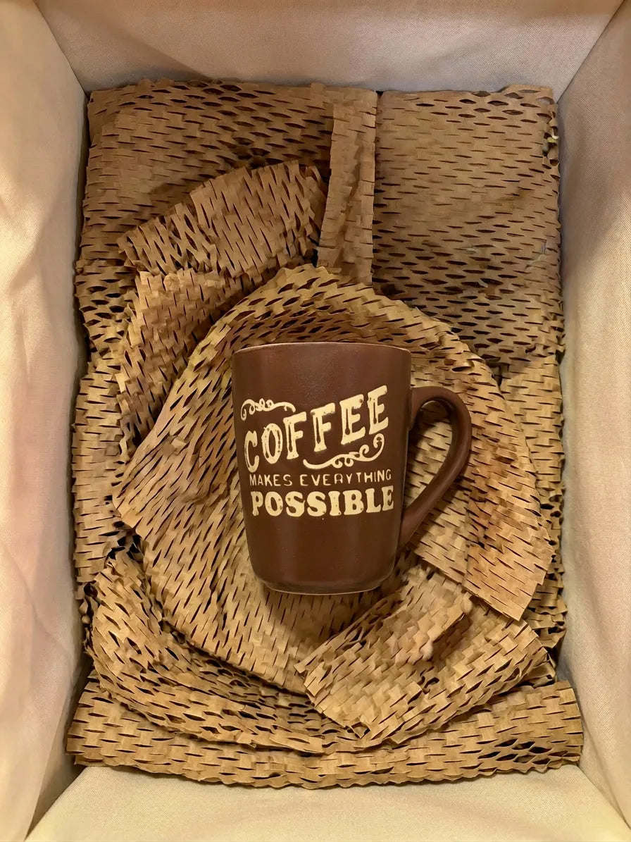 Coffee makes everything possible - Brown mug