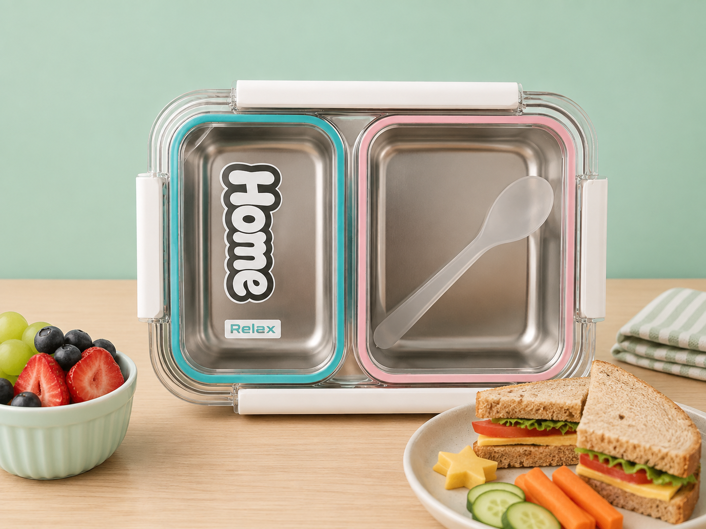 Home Relax Stainless Steel Lunch Box