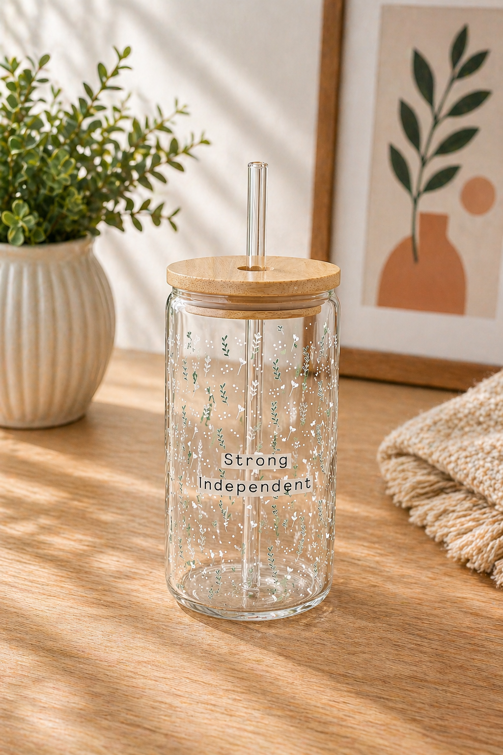 Strong Independent Glass Mug