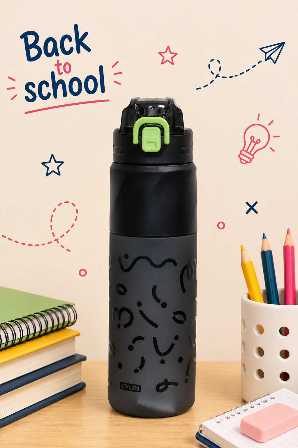 Pattern Water Bottle