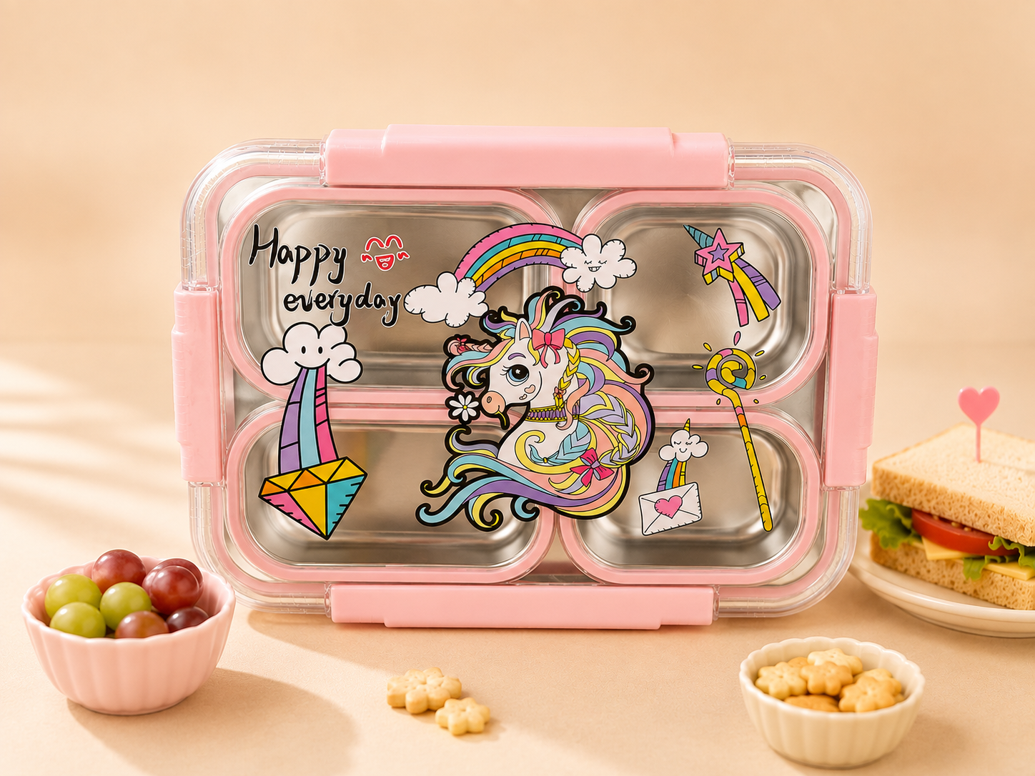 Unicorn Kids Lunch Box