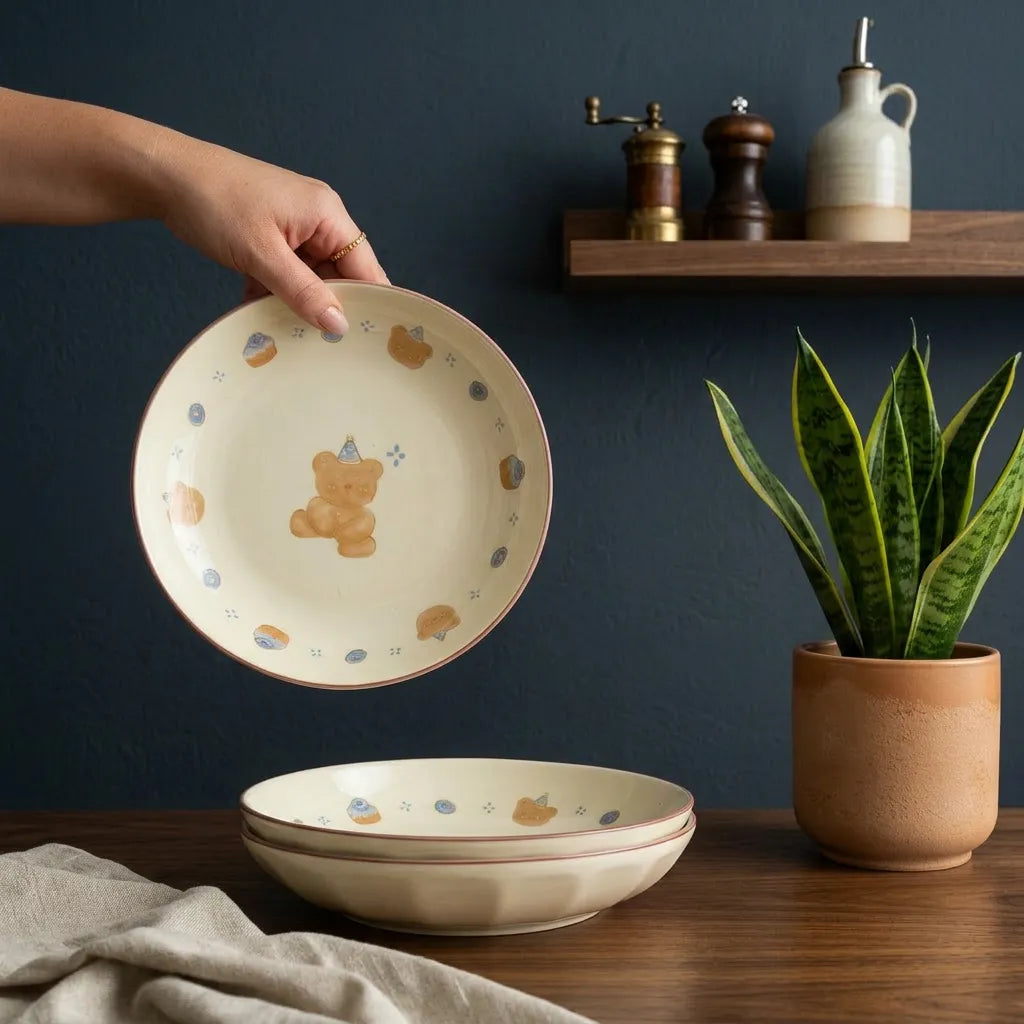 Teddy bears plates